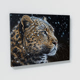 Leopard Atmospheric Snow 20 Wall Art