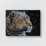 Leopard Atmospheric Snow 20 Wall Art