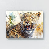 Leopard Cute Expression 33 Wall Art