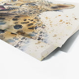 Leopard Cute Expression 44 Wall Art
