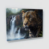 Leopard Jungle Waterfall 24 Wall Art