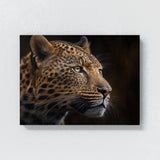 Leopard Profile Portrait 21 Wall Art