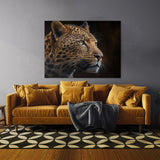 Leopard Profile Portrait 21 Wall Art
