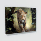 Leopard Realistic Forest 3 Wall Art