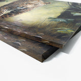Leopard Realistic Forest 3 Wall Art