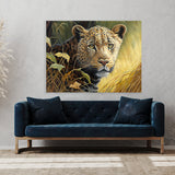 Leopard Savannah Grass 22 Wall Art