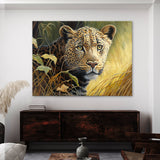 Leopard Savannah Grass 22 Wall Art