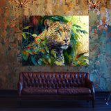 Leopard Vibrant Jungle 39 Wall Art