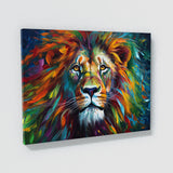 Lion Abstract Brushstrokes 112 Wall Art