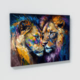 Lion Affection Display Behavior 55 Wall Art