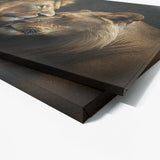 Lion Affection Display Behavior 57 Wall Art