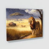 Lion African Savannah 40 Wall Art