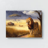 Lion African Savannah 40 Wall Art