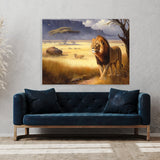 Lion African Savannah 40 Wall Art