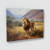 Lion African Savannah 95 Wall Art