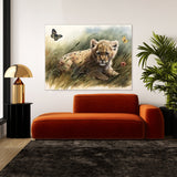 Lion Cute Cub 17 Wall Art