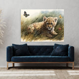 Lion Cute Cub 17 Wall Art