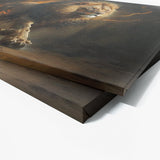 Lion Fierce Fire 70 Wall Art