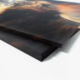 Lion Hunting Sky Drama 4 Wall Art