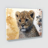 Lion Intricate Cub 18 Wall Art