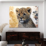 Lion Intricate Cub 18 Wall Art