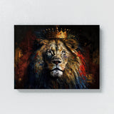 Lion Majestic Crown 59 Wall Art