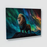 Lion Northern Lights 76 Wall Art