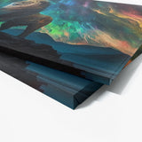 Lion Northern Lights 76 Wall Art