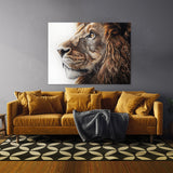 Lion Pointillism Beauty 106 Wall Art