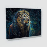 Lion Resilience Courage 64 Wall Art