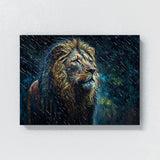 Lion Resilience Courage 64 Wall Art