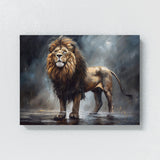 Lion Resilience Courage 96 Wall Art