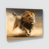 Lion Running Hunting 44 Wall Art