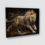 Lion Running Hunting 51 Wall Art