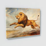 Lion Running Hunting 86 Wall Art