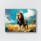 Lion Savannah Sky 6 Wall Art
