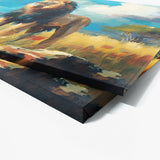 Lion Savannah Sky 6 Wall Art