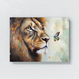 Lion Strength Fragility 91 Wall Art