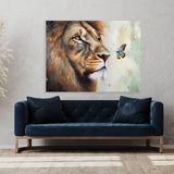Lion Strength Fragility 91 Wall Art