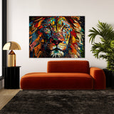 Lion Vibrant Bold 88 Wall Art