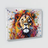Lion Vibrant Drips 109 Wall Art