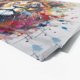 Lion Vibrant Drips 109 Wall Art