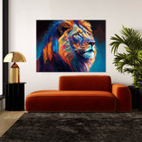 Lion Vibrant Pop Bold 46 Wall Art