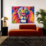 Lion Vibrant Pop Bold 89 Wall Art
