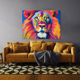 Lion Vibrant Pop Bold 89 Wall Art