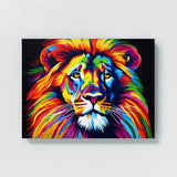 Lion Vibrant Pop Bold 90 Wall Art