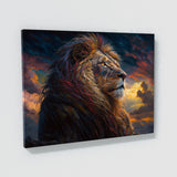 Lion With Sky 9 Wall Art