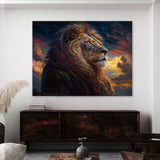 Lion With Sky 9 Wall Art