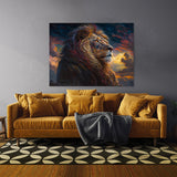 Lion With Sky 9 Wall Art