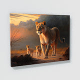 Lioness African Family 11 Wall Art